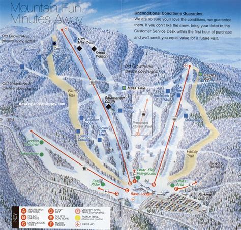 2002-03 Wachusett Trail Map - New England Ski Map Database - NewEnglandSkiHistory.com