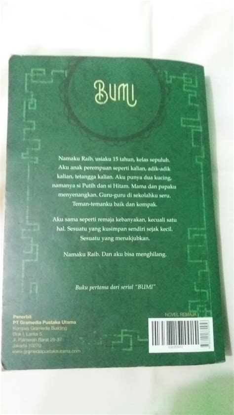 Resensi Novel Tere Liye Bumi – Penggambar