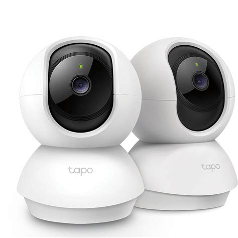 TP-LINK Tapo 3MP Pan & Tilt Home Security Wi-Fi Camera (2 Pack) - JB Hi-Fi