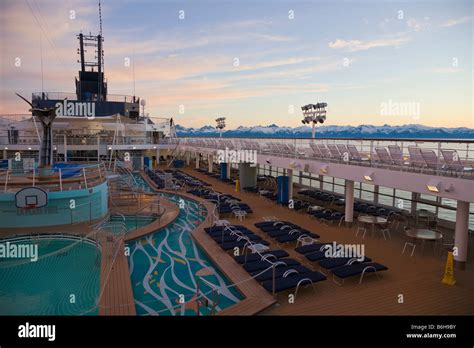 Cruise Ship Inside Passage Alaska USA Stock Photo - Alamy