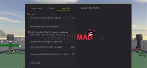 MOW MY LAWN 2 Script | Roblox Pastebin Cheat -2023 - CHEATERMAD.COM