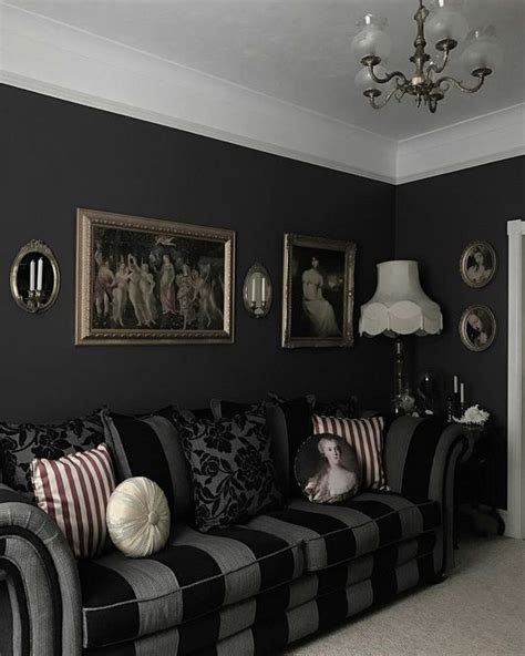 27 Cool Gothic Living Room Designs - DigsDigs