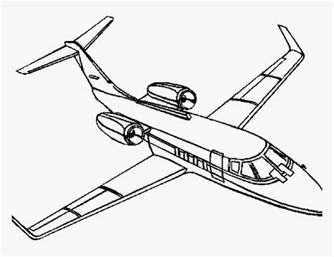 Transparent Plane Drawing Png - Jet Plane Colouring, Png Download , Transparent Png Image - PNGitem