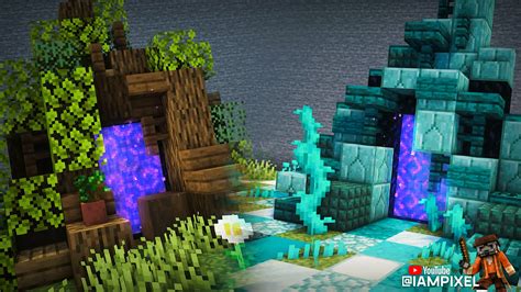 Nether portal designs : r/Minecraftbuilds