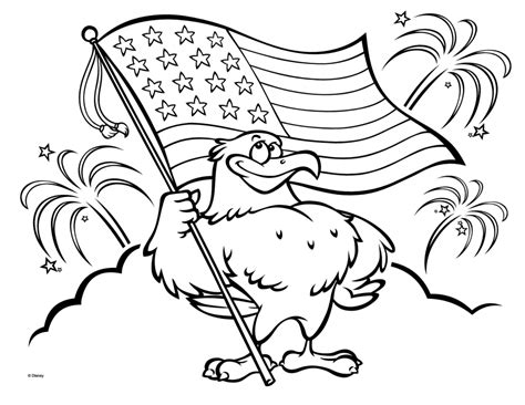 American Flag Coloring Pages - Best Coloring Pages For Kids