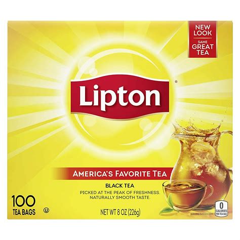 * Lipton Original Flavored Regular Tea Bags 100 Count