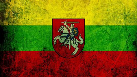 Flag Of Lithuania HD Wallpaper