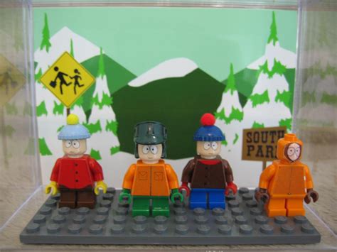 Lego Minifig- South Park Bus Stop Set -Custom Minifigure-Free Collector ...