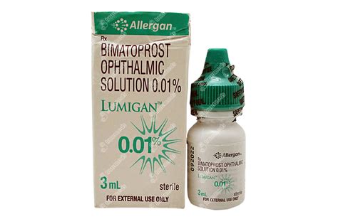 Lumigan 0.01% Eye Drops 3 ML | Order Lumigan 0.01 % Eye Drops 3 ML Online at Truemeds