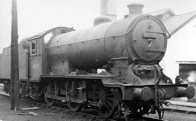 Tour Scotland: Old Photograph LNER Class J39 Steam Train Eastfield Glasgow Scotland