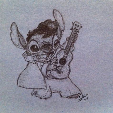 Stitch as Elvis by Raineforst on DeviantArt