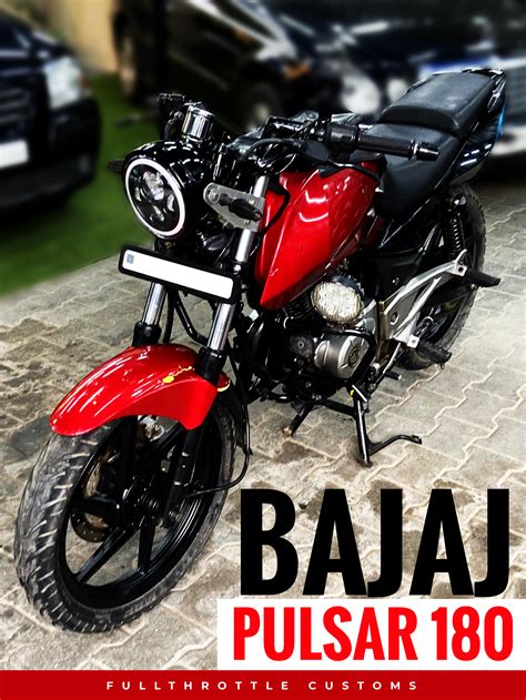 Here is the final version of the Bajaj Pulsar 180 | Pulsar, Cafe racer ...