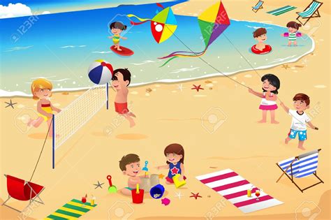 beach kids clipart 20 free Cliparts | Download images on Clipground 2024