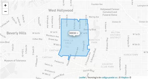 Wilshire-la Brea, California ZIP Code - United States