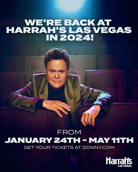 Donny Osmond extends Las Vegas residency into 2024