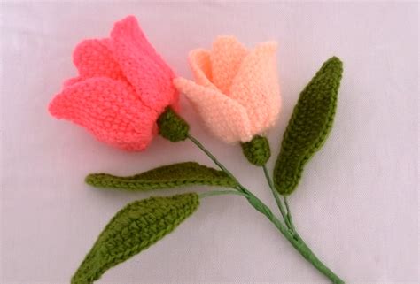 How To Crochet Tulip Flowers - Crochet Ideas