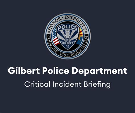 Gilbert Police News | Town of Gilbert, Arizona