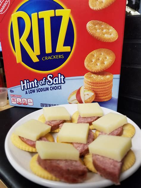 Hint of Salt Ritz Crackers - Great Low Sodium Crackers - Hacking Salt