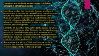 Role Of Homology In Molecular Evolution.pptx