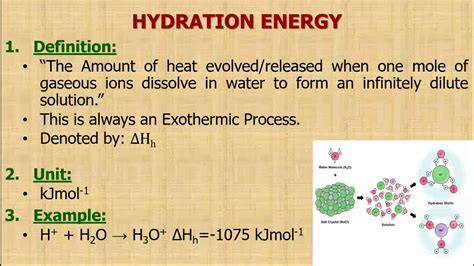 FSC-II|Ch-01|Lec-12|Hydration Energy|Periodicity and Classification|MDCAT - YouTube