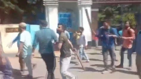 Watch: Clash breaks out between two students groups at Vidyasagar University campus in East ...