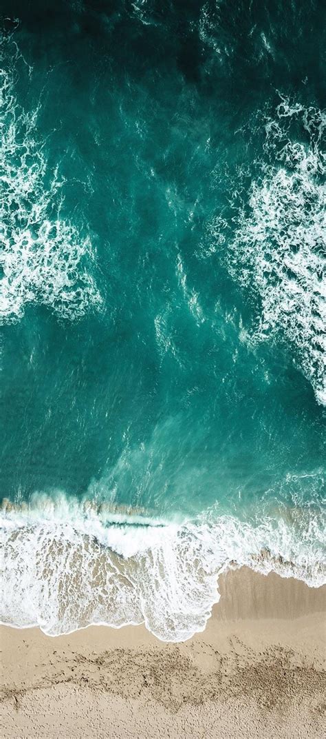 S8, note, wallpaper, backgrounds, nature, tranquil, sea, beach, aerial, turquoise, calming ...