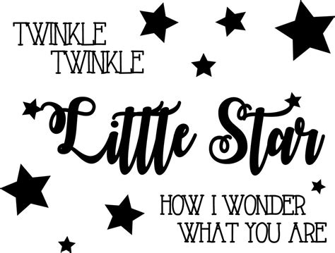 Twinkle Twinkle Little Star SVG / Studio3 File for Cameo and | Etsy