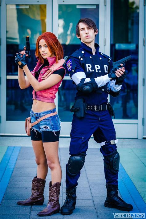 Claire and Leon from Resident Evil — #WonderCon2015 #YorkInABox ...