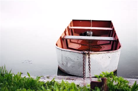 Red and white motor boat, boat, minimalism HD wallpaper | Wallpaper Flare