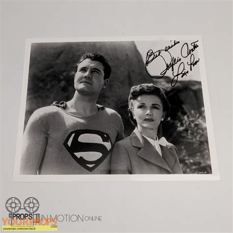 Adventures of Superman Phyllis Coates signed photograph original prod ...