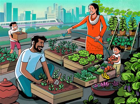 Urban Farming by satish gangaiah on Dribbble