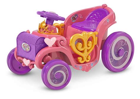 Disney Princess Enchanted Adventure Carriage Quad, 6-Volt Ride-On Toy ...