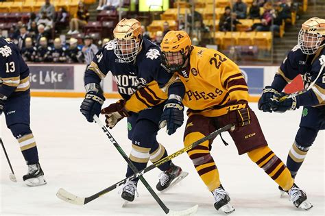 Minnesota Hockey: #1 Golden Gophers Host Notre Dame in a Big Ten Series ...