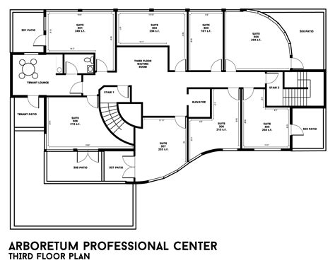 Building Floor Plans – Arboretum Professional Center