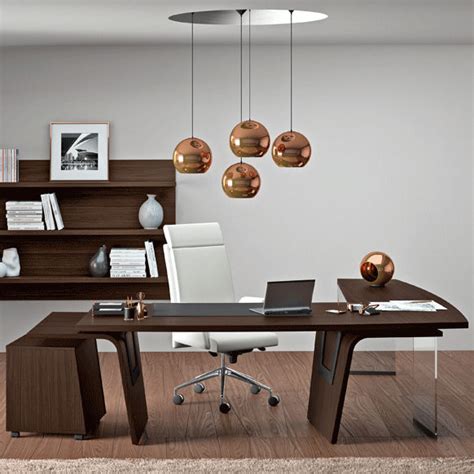 Executive desk - LARUS - Della Rovere - contemporary / wooden / corner