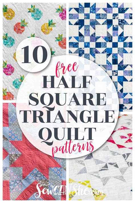 10 Scrappy Half Square Triangle Quilt Patterns | LaptrinhX / News