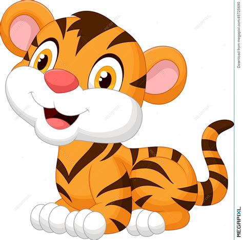 Cute Baby Tiger Clipart at GetDrawings | Free download