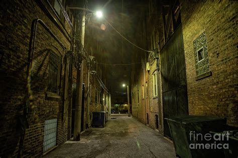 Vintage Chicago Alley Photograph by Bruno Passigatti - Fine Art America