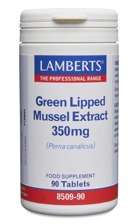 Green Lipped Mussel Extract 350mg 90's: The Natural Dispensary