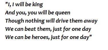 David Bowie's "Heroes" Lyrics Meaning - Song Meanings and Facts