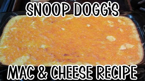 Snoop Dogg's Mac N Cheese Recipe - YouTube