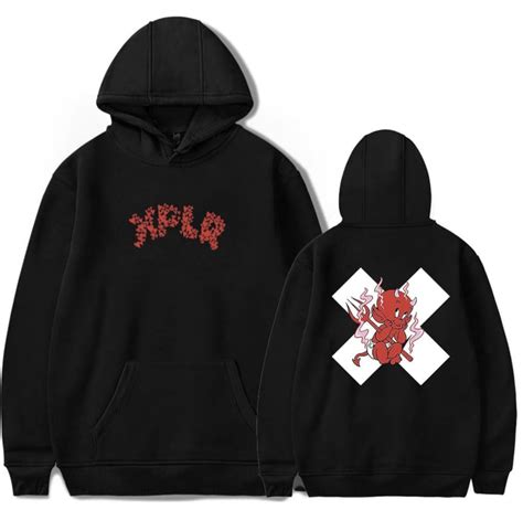 Sam and Colby XPLR merch black baby devil hoodie