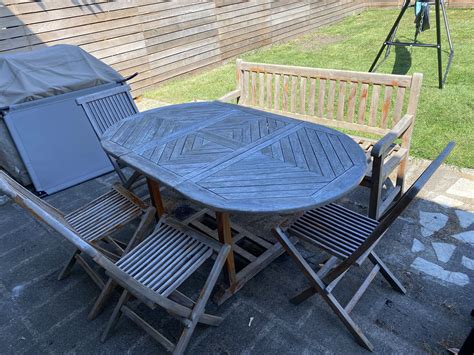 Teak Outdoor Patio Set for Sale in Seattle, WA - OfferUp