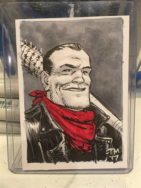 Negan drawn by Tony Moore (artist for the first volume) : r/thewalkingdead