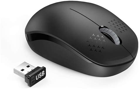 2.4G Wireless Mouse with USB Nano Receiver Noiseless Mouse Portable ...