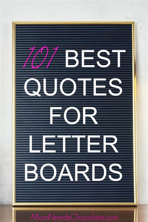 101 Best Letter Boards Sayings - Mom Needs Chocolate