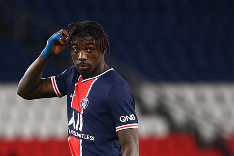 PSG Forward Moise Kean Heads to the Porte de la Chapelle Area in Paris ...