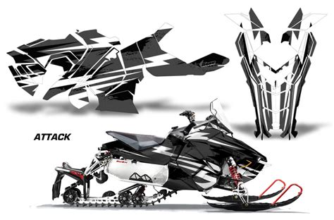 Polaris 2015+ Axys SnowMobile Sled Graphic decal sticker Kit