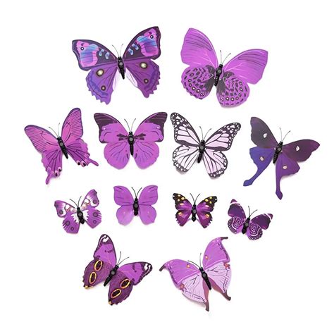 New Art Design Decal Wall Stickers 3D Butterfly Wall Stickers Home ...