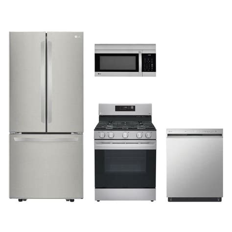 LG 4 Piece Stainless Steel Kitchen Package | M & H Appliance